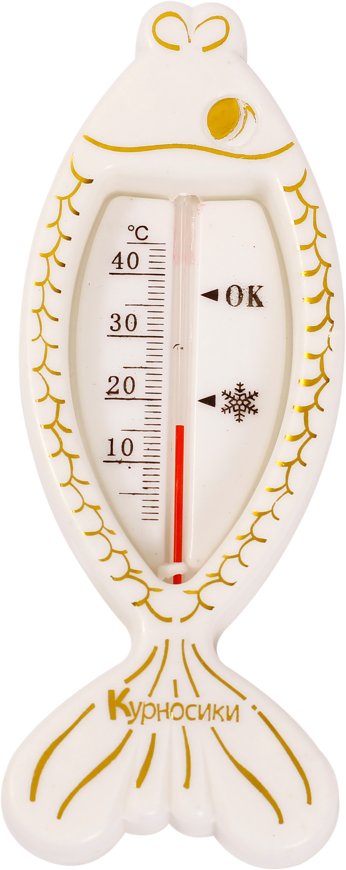 Термометр для води Курносики Рибка, білий (7086 біл) - фото 1