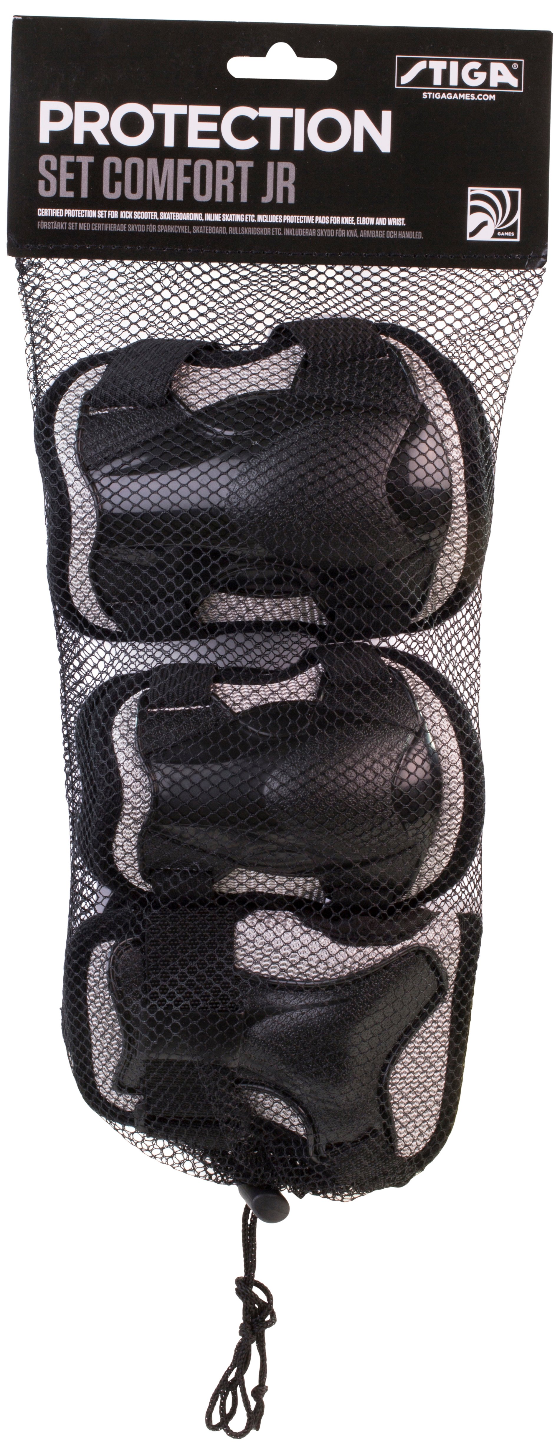Захисний комплект Stiga Comfort JR, розмір М, чорний (82-2741-05) - фото 5