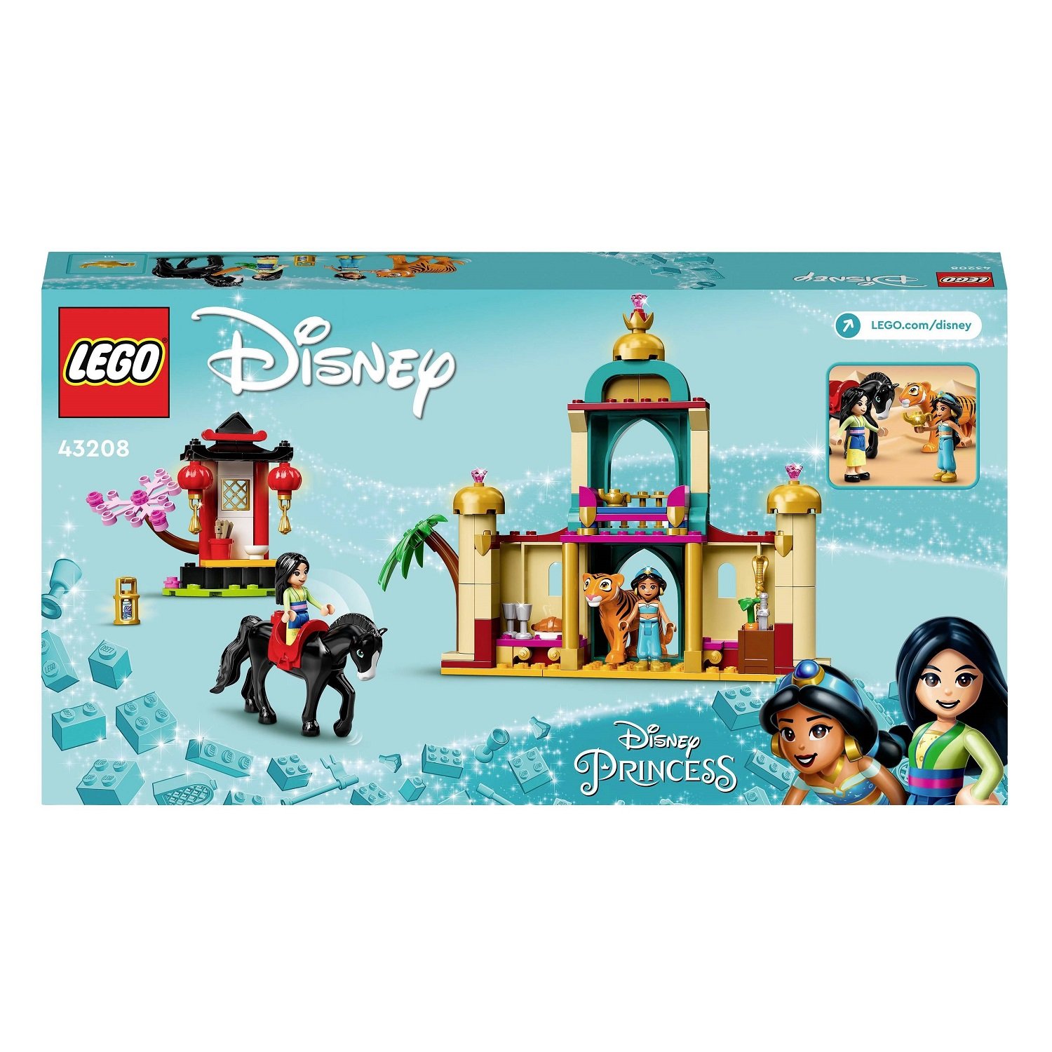 Конструктор LEGO Disney Princess Пригоди Жасмін та Мулан, 176 деталей (43208) - фото 2