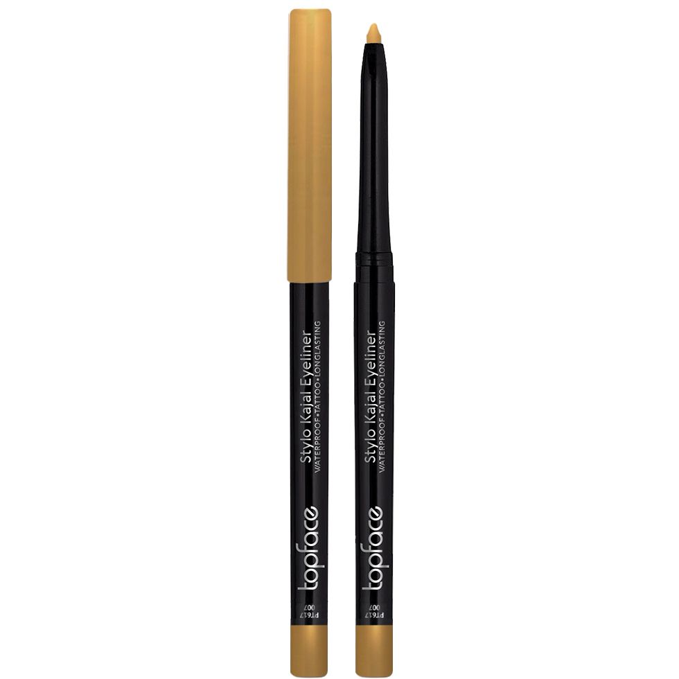 Карандаш-кайал для глаз TopFace Stylo Kajal Eyeliner PT617 тон 007 Goldies 0.32 г - фото 1