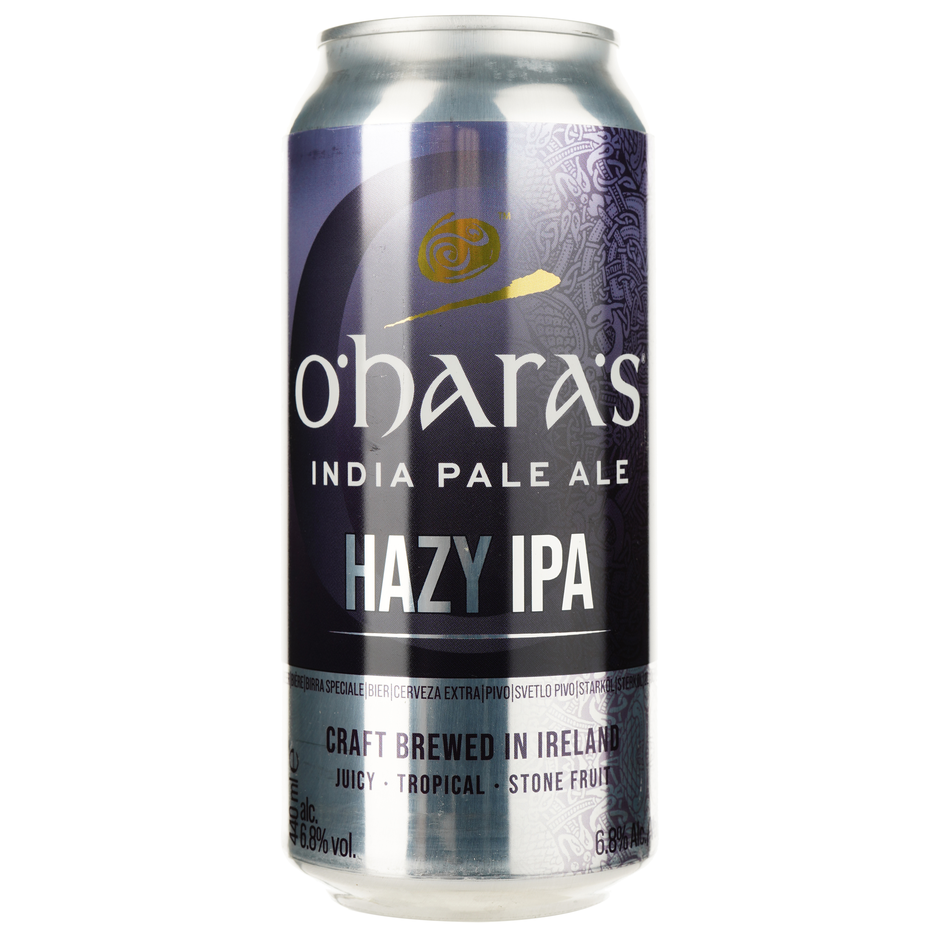 Пиво O'Hara's Hazy IPA, напівтемне, 6,8%, з/б, 0,44 л - фото 1