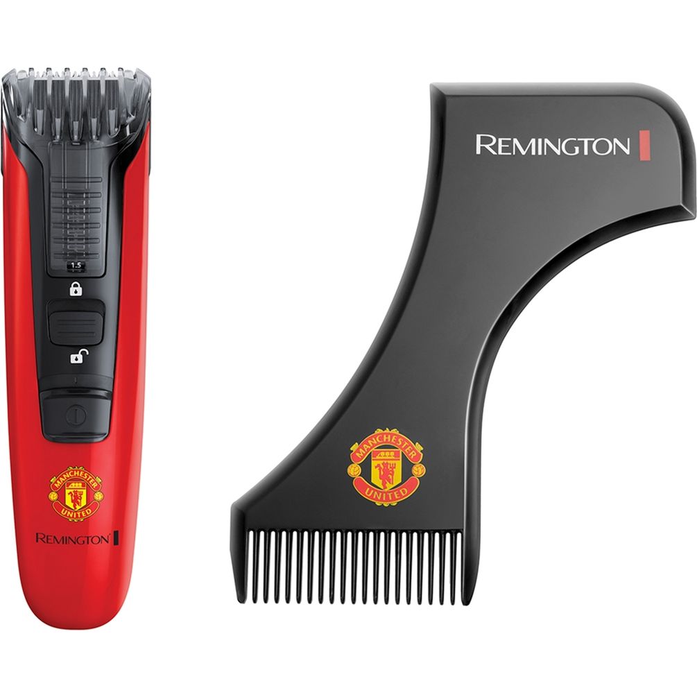 Тример Remington Beard Boss Manchester United для бороди і вусів червоний (MB4128) - фото 2