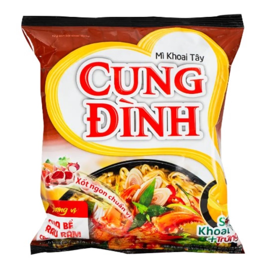Локшина швидкого приготування Cung Dinh Crab With Laksa 79 г - фото 1