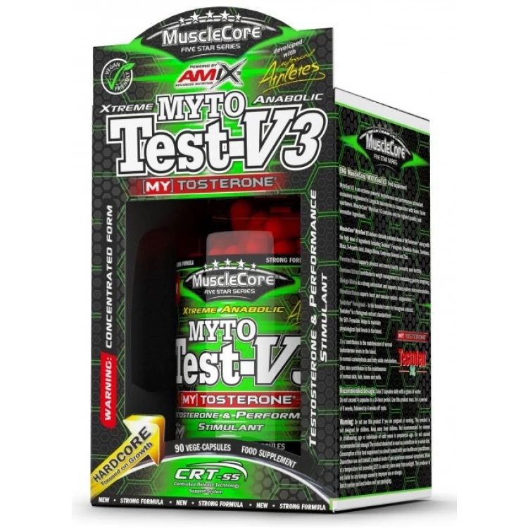 Бустер тестостерона Amix MuscleCore MytoTest V3 90 капсул - фото 2