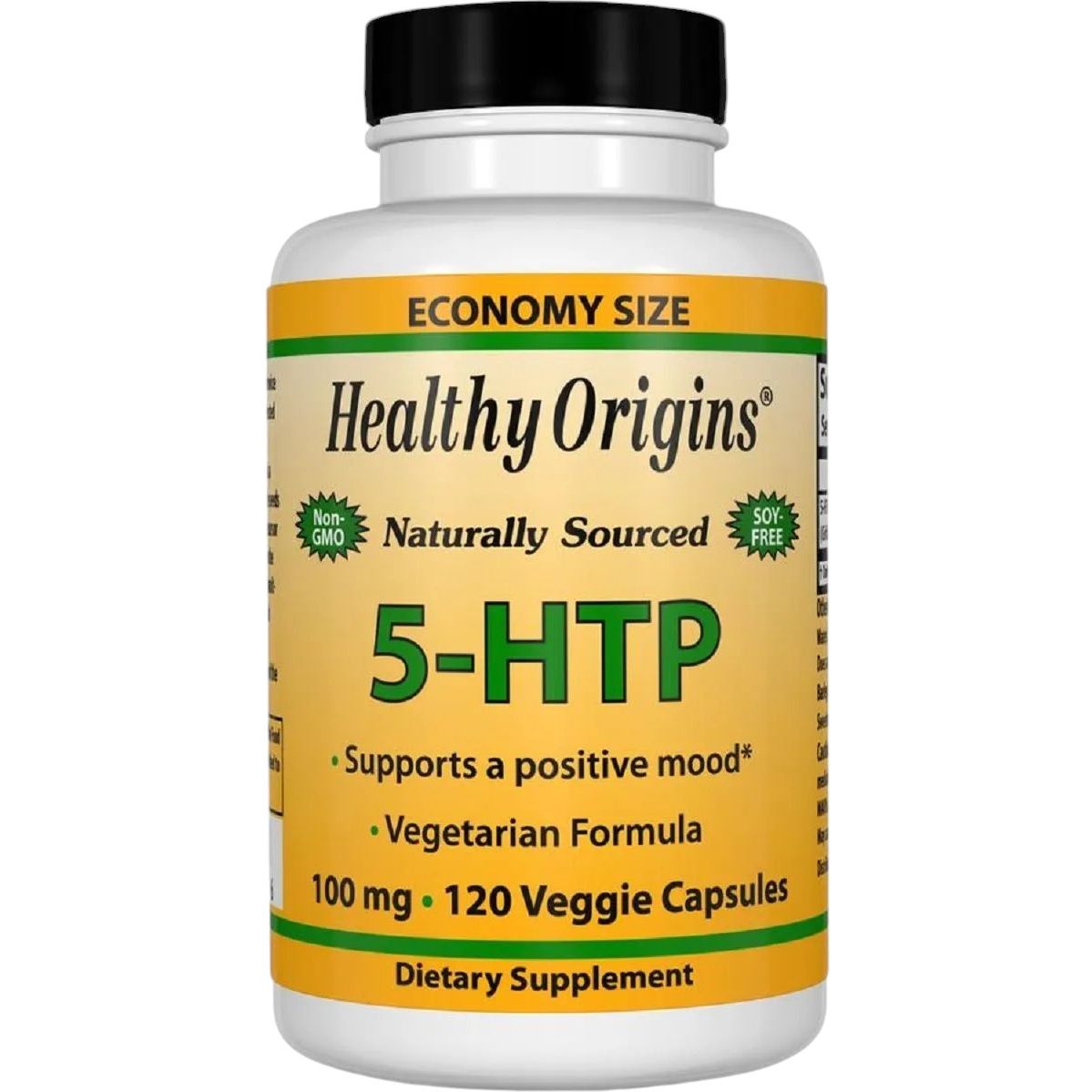 5-HTP Гидрокситриптофан Healthy Origins 100 мг 120 гелевых капсул - фото 1