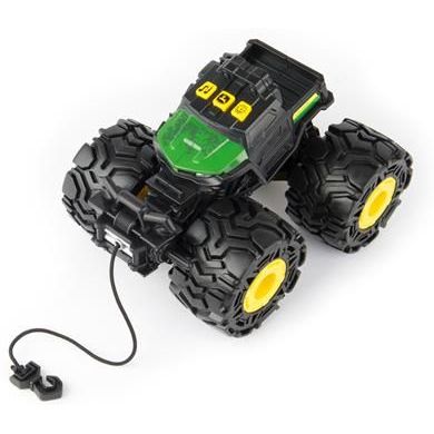 Машинка Трактор John Deere Kids Monster Treads с большими колесами (37929) - фото 3