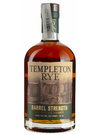 Виски Templeton Rye Barrel Strength, 56,6%, 0,7 л - фото 1