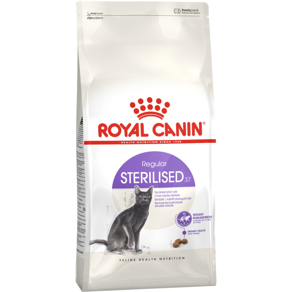 Сухой корм для взрослых стерилизованных кошек и кастрированных котов Royal Canin Sterilised, 4 кг - фото 1