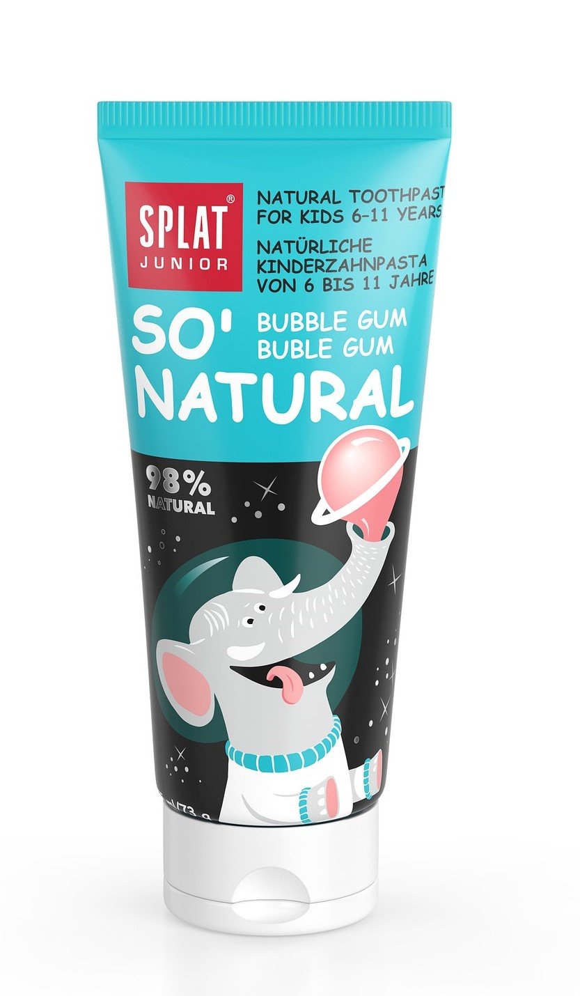 Детская зубная паста Splat Junior So' Natural Бабл Гам, 73 г - фото 3