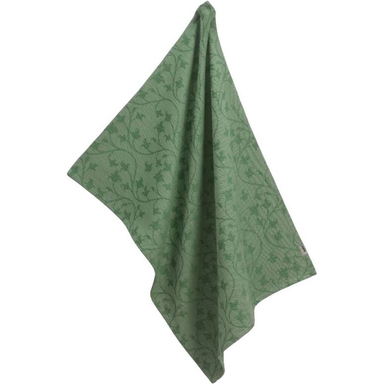 Кухонное полотенце Kela Cora 70x50 см зеленый узор (12822) - фото 1