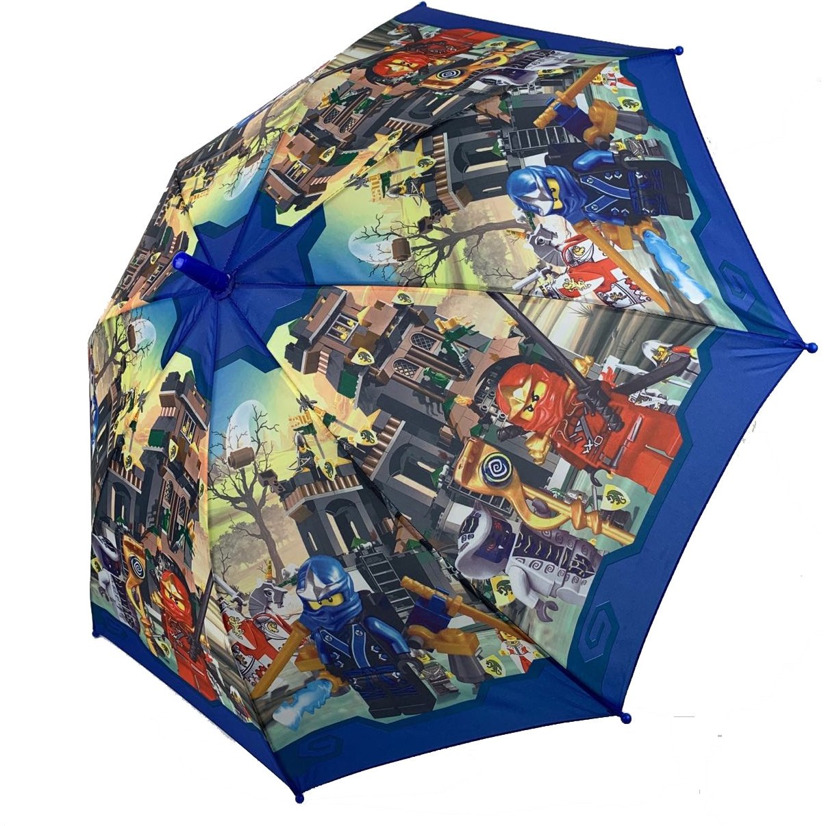 Детский зонт-трость полуавтомат Max 84 см разноцветный - фото 1