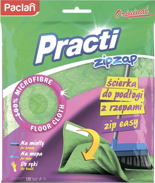 Тряпка для пола Paclan Practi Zipzap, 1 шт. - фото 1