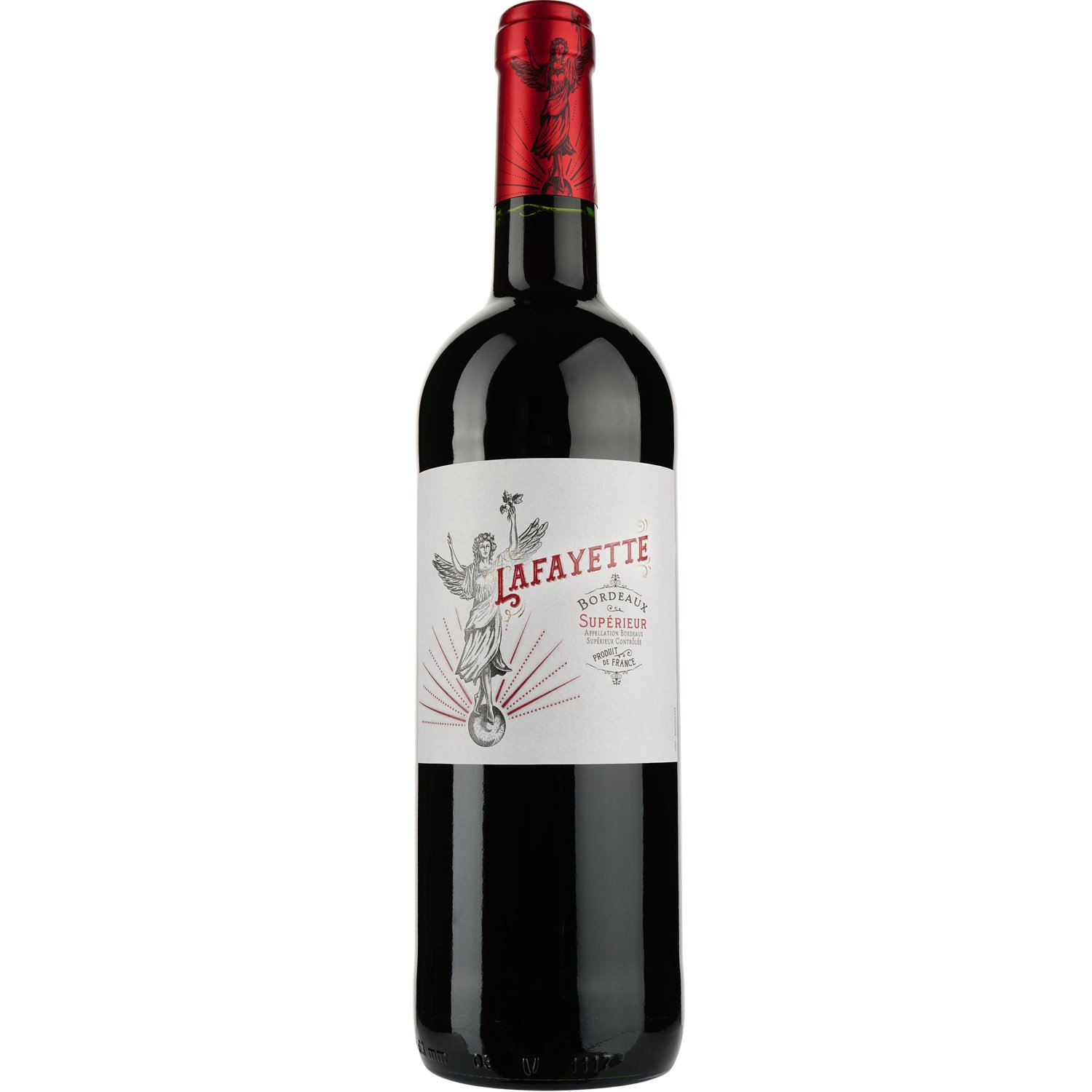 Вино Lafayette AOP Bordeaux Superieur 2016, красное, сухое, 0,75 л - фото 1