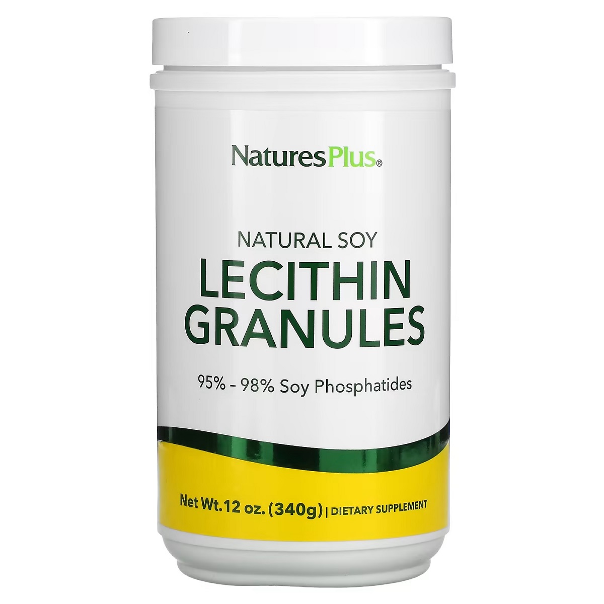 Соєвий лецитин у гранулах Nature's Plus Natural Soy Lecithin Granules 340 г - фото 1