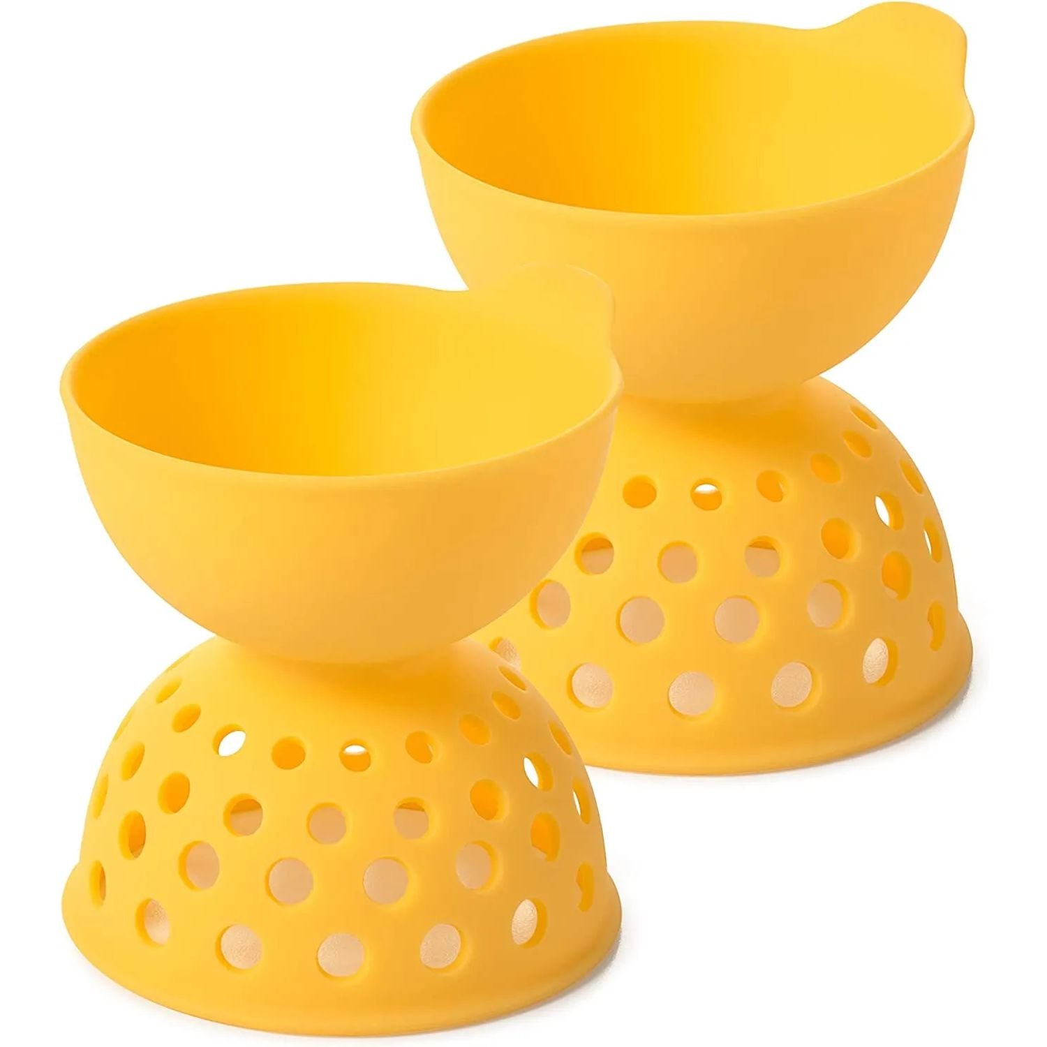 Набір форм для яйця-пашот Oxo Good Grips жовтий 2 предмети (11207000) - фото 1