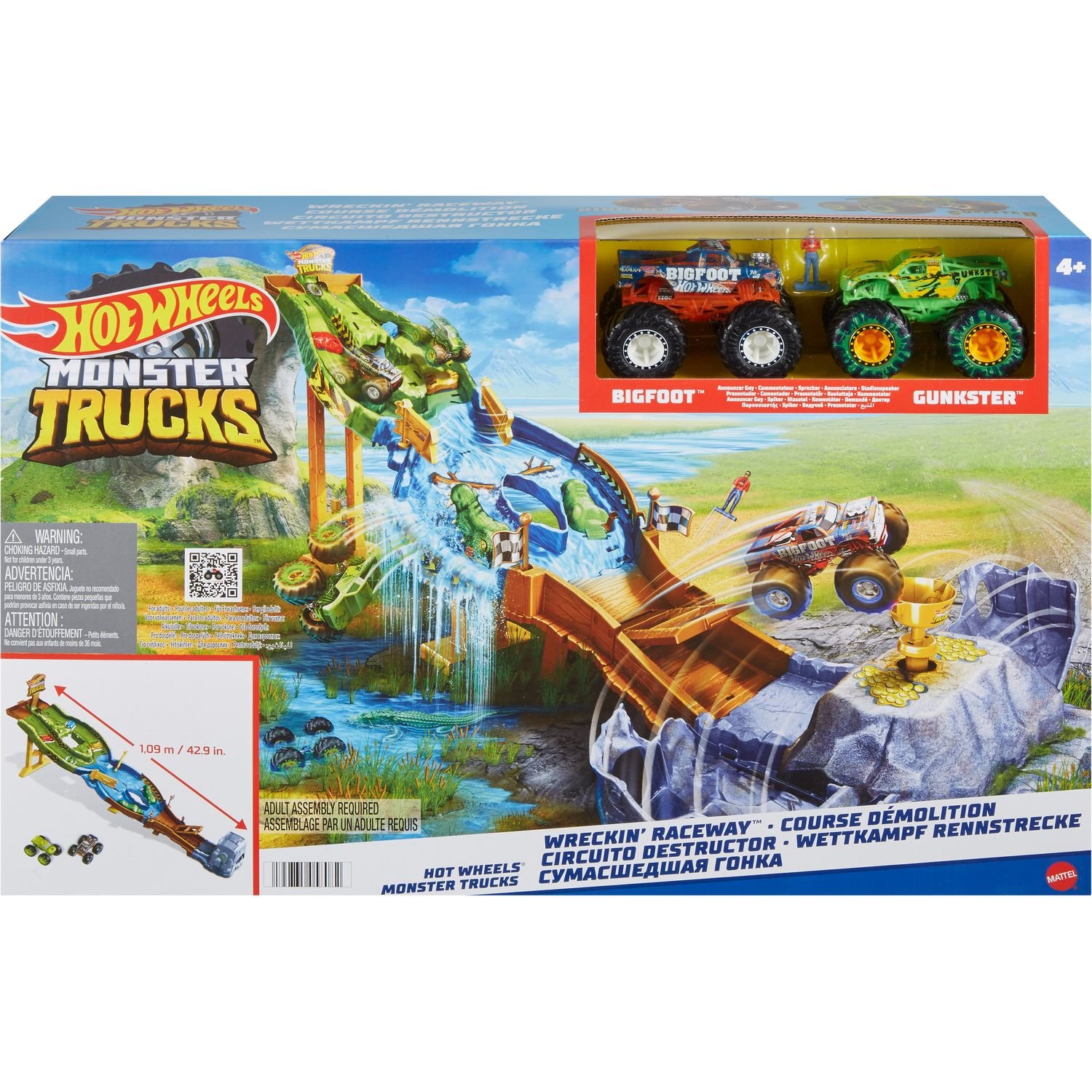 Игровой набор Hot Wheels Гонки титанов серии Monster Trucks (HGV12) - фото 5