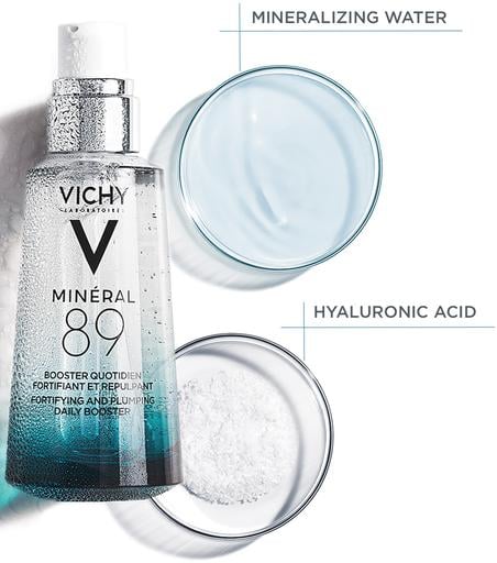 Гель-бустер Vichy Mineral 89, що підсилює пружність та зволоження шкіри обличчя, 50 мл - фото 9