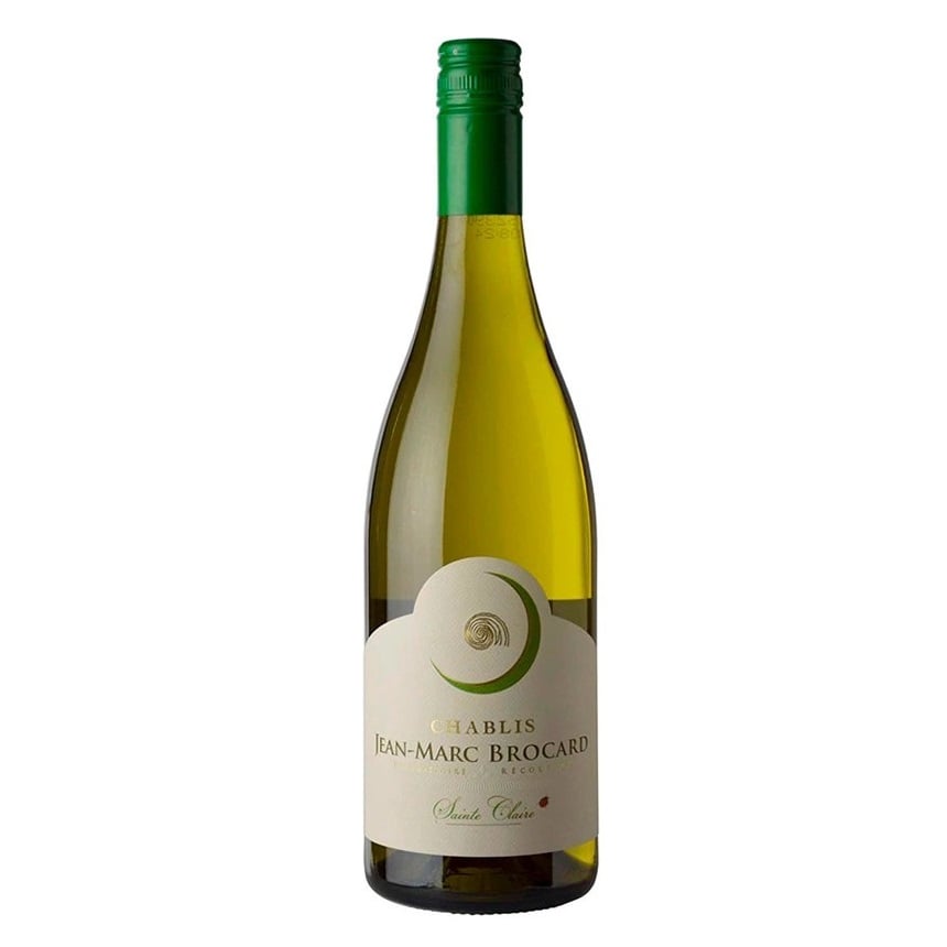 Вино Brocard Jean-Marc Chablis Sainte Claire, белое, сухое, 12,5%, 0,75 л - фото 1