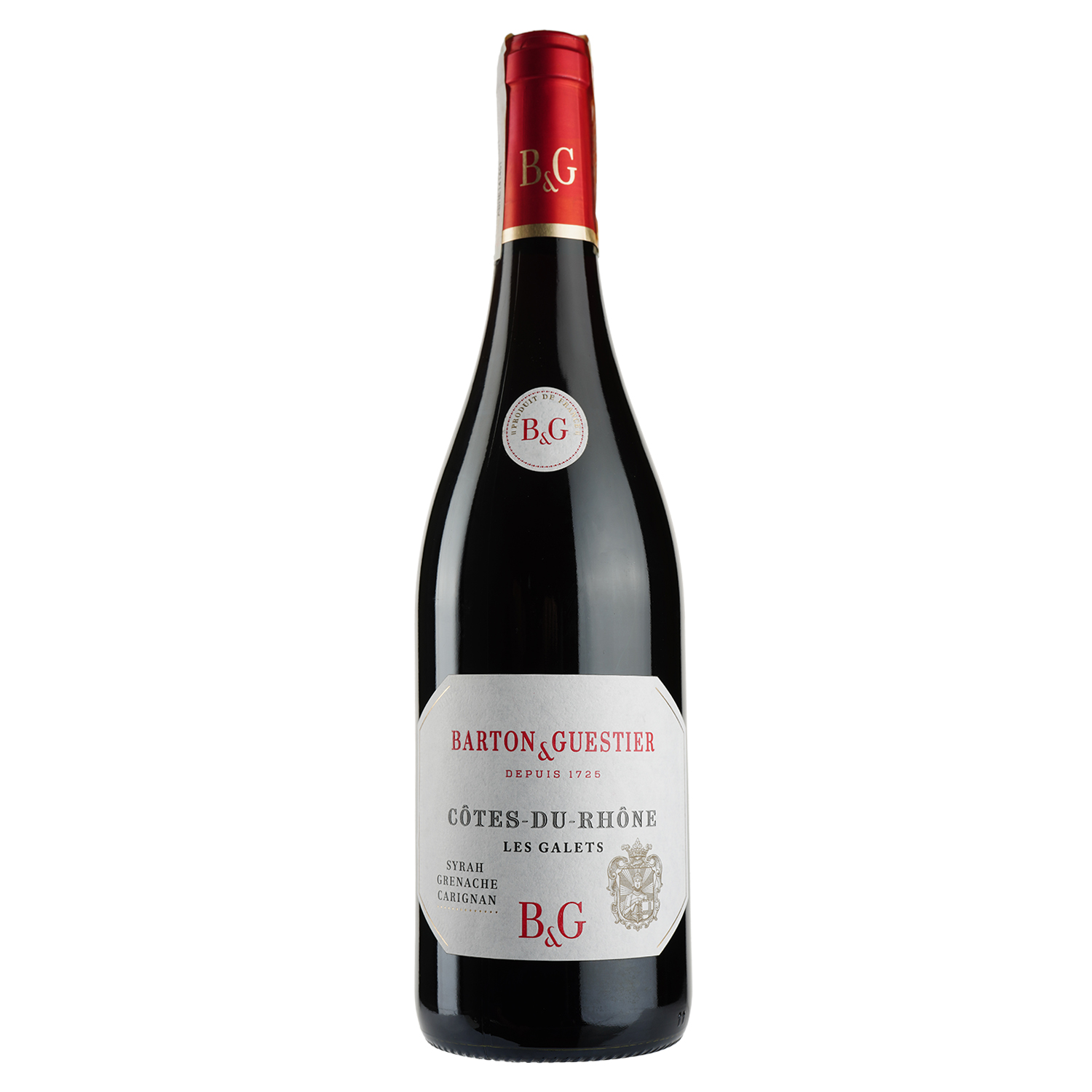 Вино Barton&Guestier Cotes du Rhone, красное, сухое, 13%, 0,75 л - фото 1