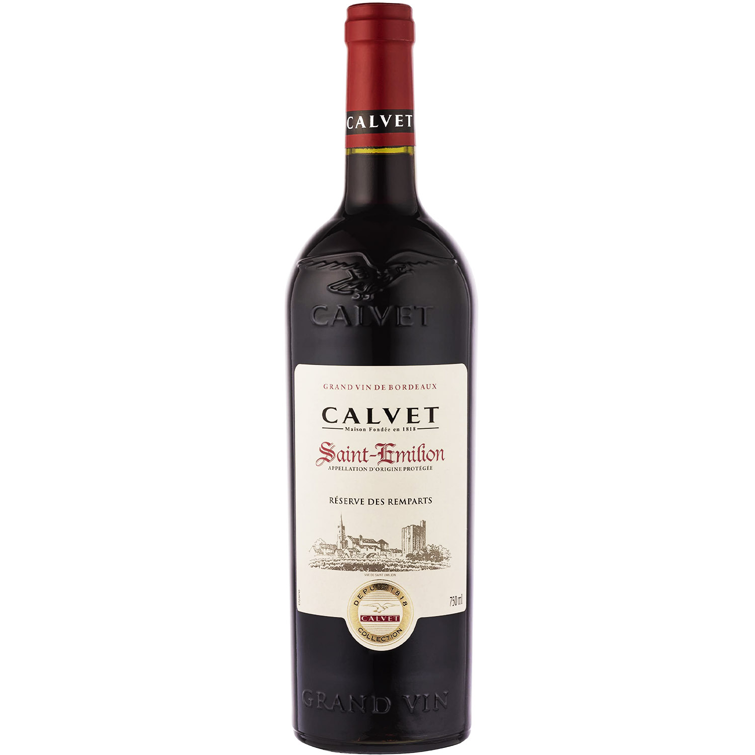 Вино Calvet Collection St.Emilion Grand Cru AOC красное сухое 0.75 л - фото 1