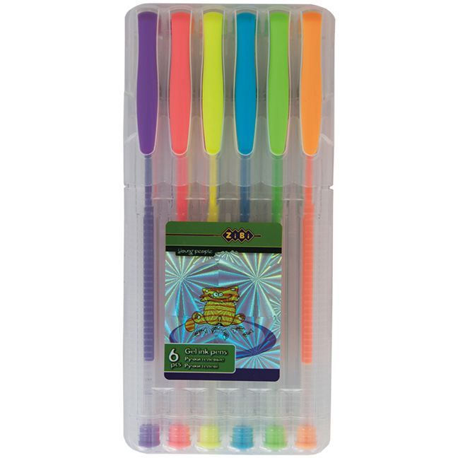 Набір гелевих ручок ZiBi Kids Line Neon 6 кольорів (622842) - фото 6