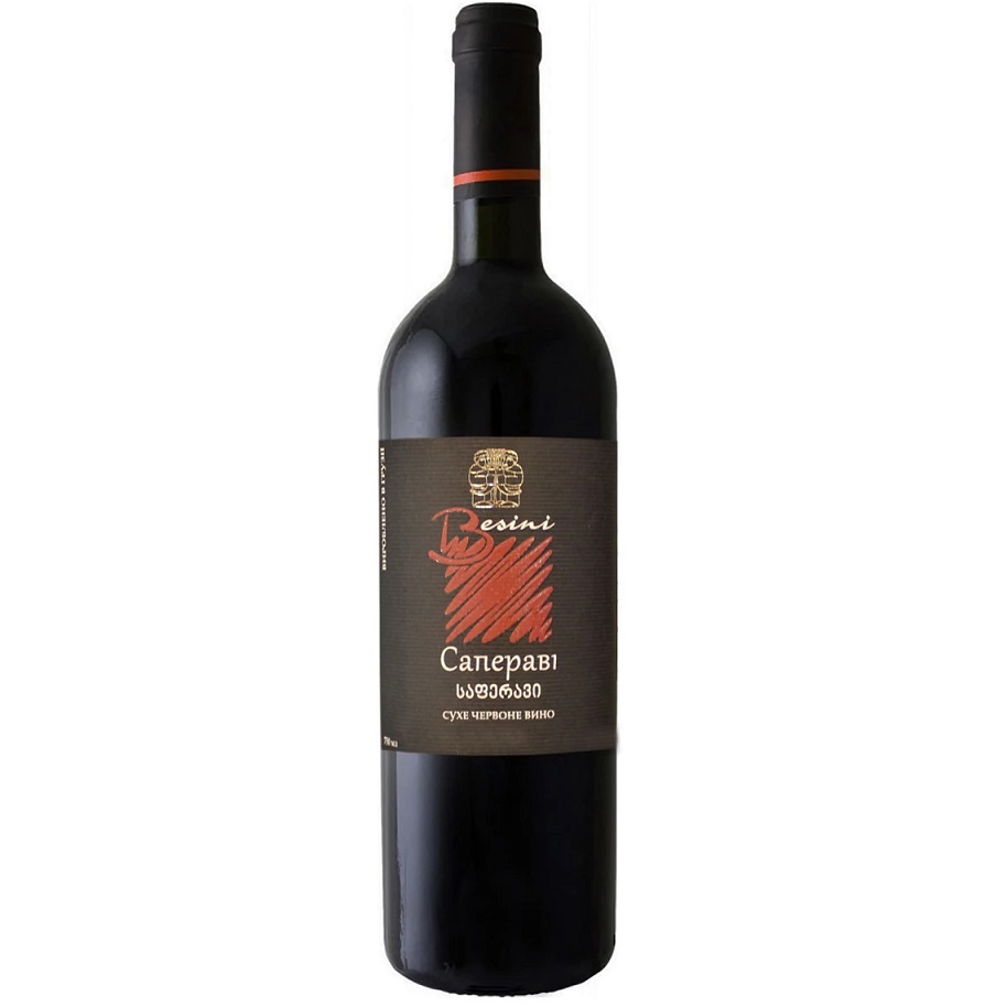 Вино Besini Saperavi, червоне, сухе, 13%, 0,75 л (8000016900856) - фото 1