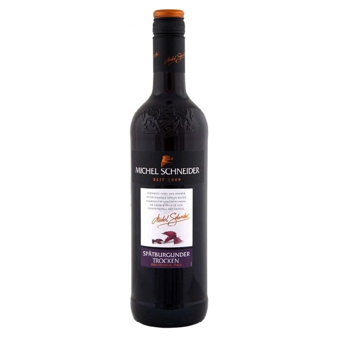 Вино Michel Schneider Spatburgunder Trocken, красное, полусухое, 12,5%, 0,75 л (8000015331746) - фото 1