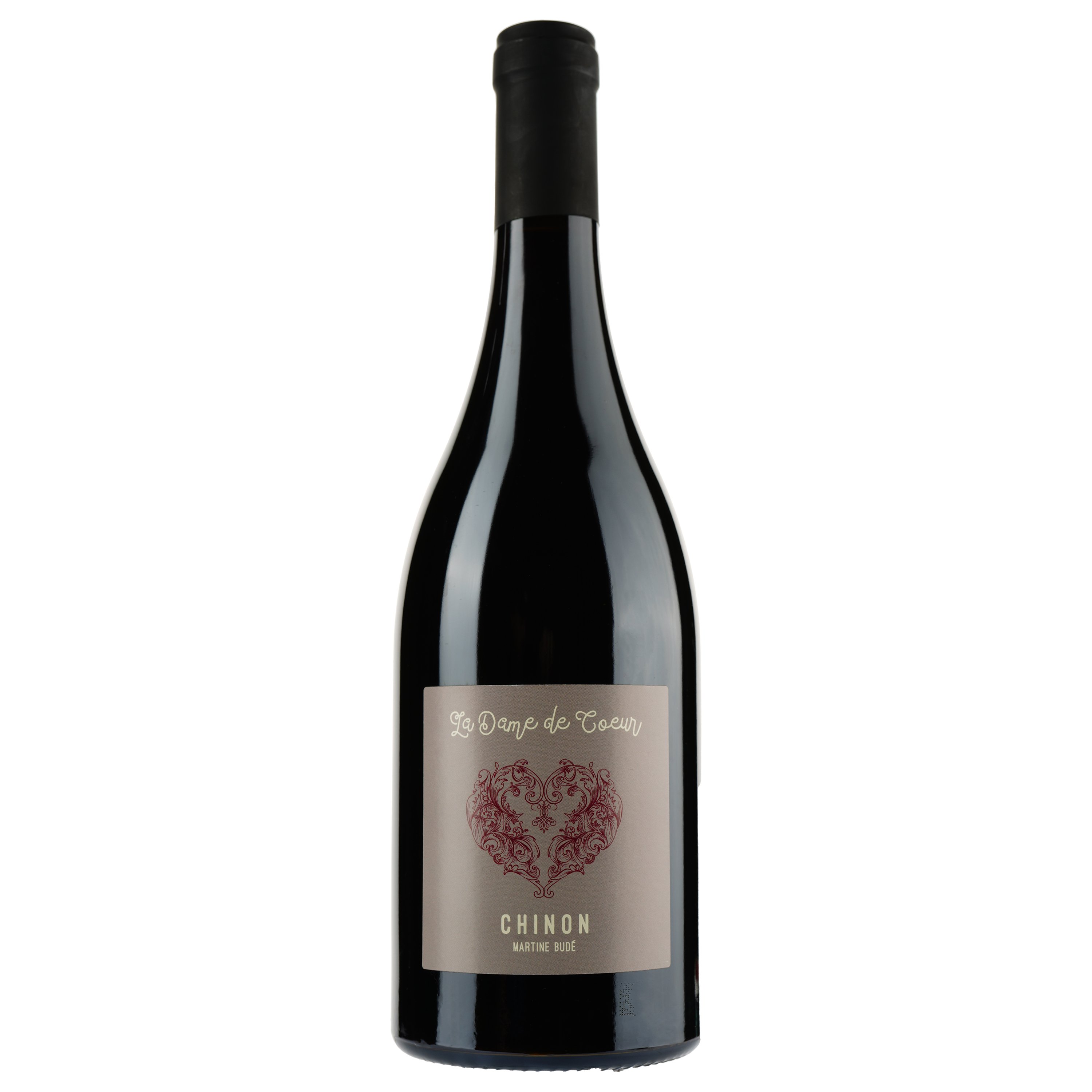 Вино La Dame de Coeur Martine Bude AOP Chinon 2017, красное, сухое, 0,75 л - фото 1