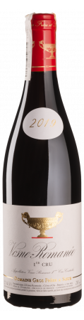 Вино Gros Frere et Soeur Vosne-Romanee 1er cru 2019 красное, сухое, 14,5%, 0,75 л - фото 1
