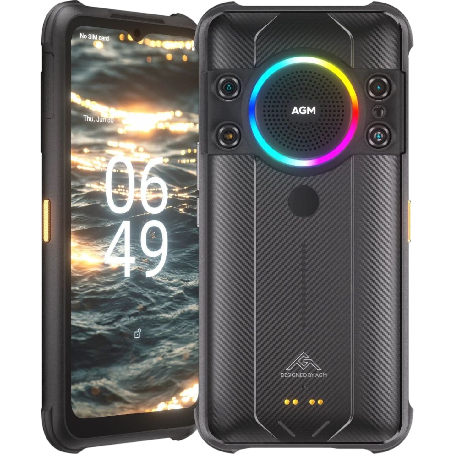 Смартфон AGM H5 Pro 8/128Gb Black Night Vision (Global) - фото 1