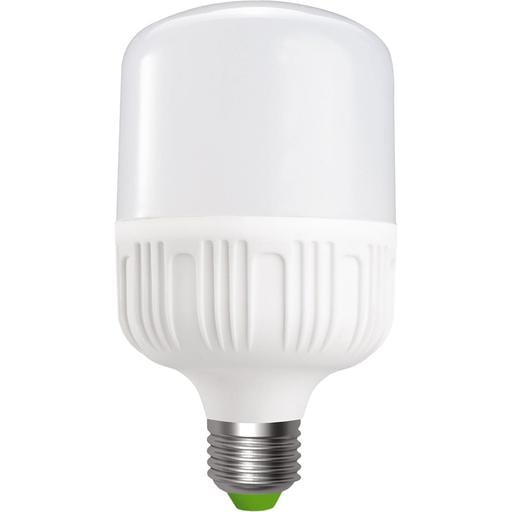Светодиодная лампа Euroelectric LED Сверхмощная Plastic 30W E27, 4000K (40) (LED-HP-30274(P)) - фото 1