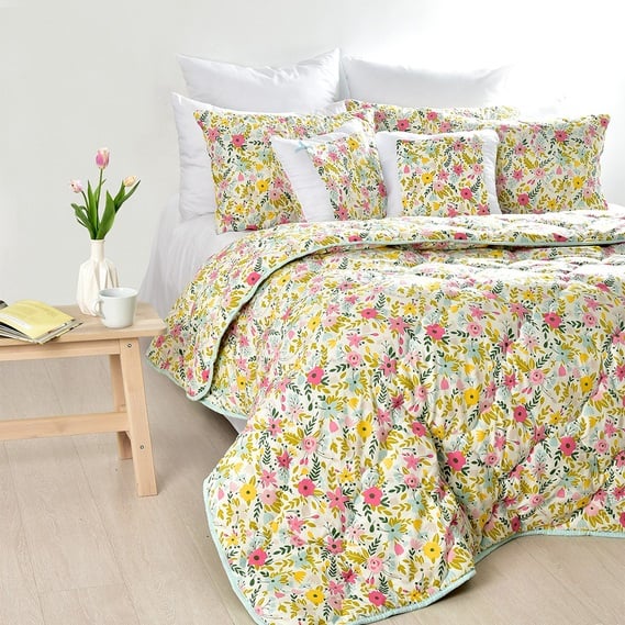 Набор Ideia CountryHome: одеяло, 220х200 см + 2 подушки, 70х50 см, разноцвет (8-33171) - фото 3