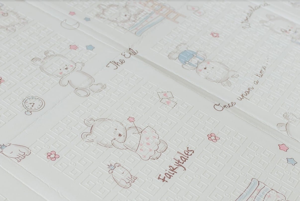 Дитячий двосторонній складаний килимок Poppet Пригоди ведмедиків і Танець панд, 150х180 см (PP003-150) - фото 5