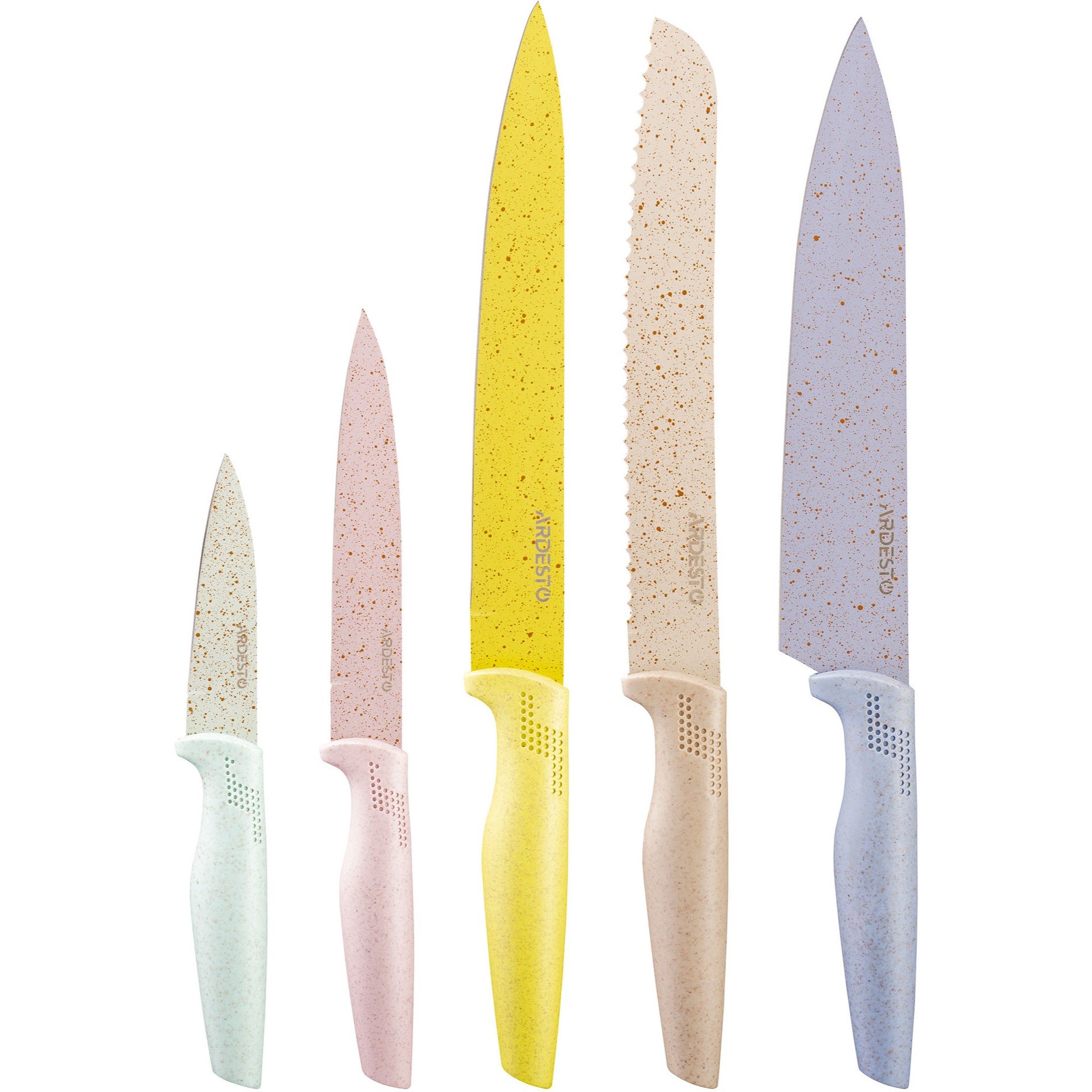 Набор ножей Ardesto Fresh, 5 шт., разноцветный (AR2105FR) - фото 1