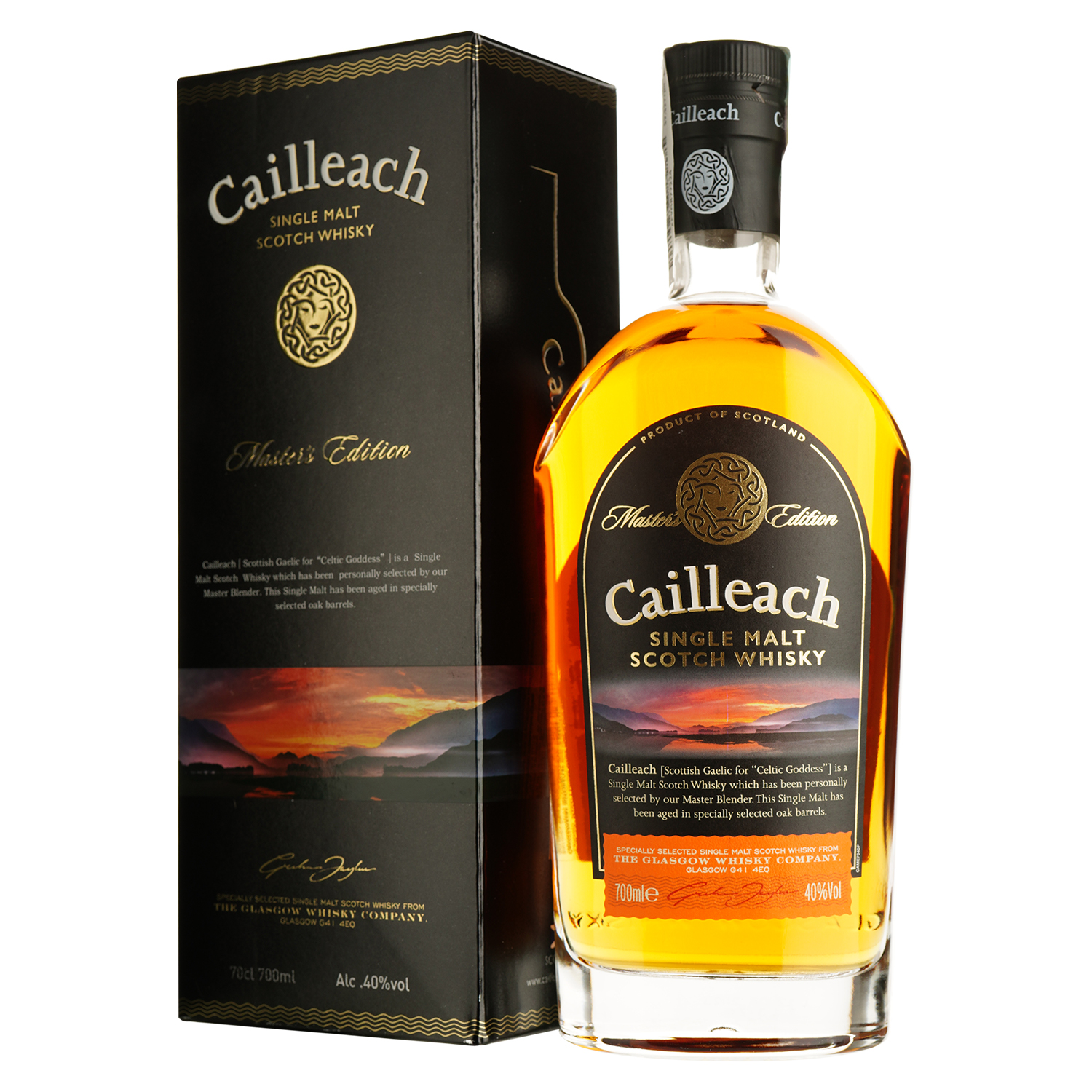 Віскі Cailleach Master's Edition Single Malt Scotch Whisky, 40%, 0