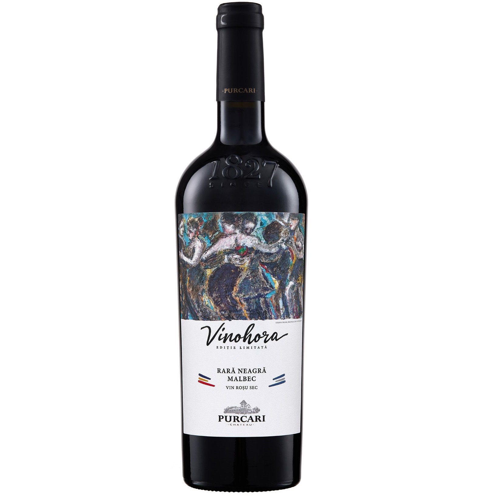 Вино Purcari Vinohora Rara Neagra&Malbec, 14%, 0,75 л (AU8P034) - фото 1