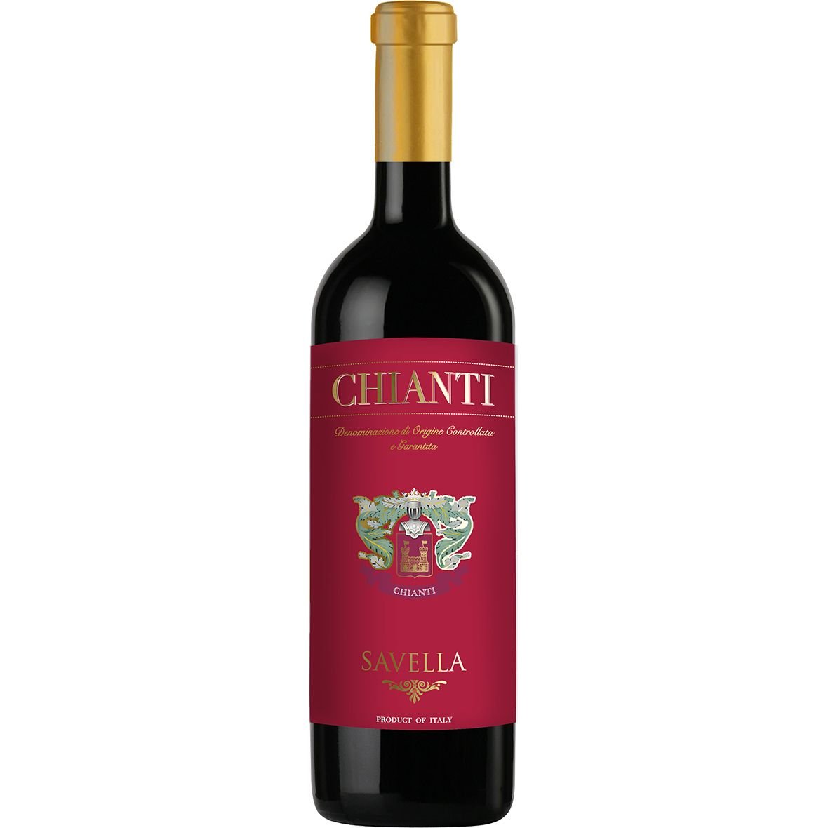 Вино Savella Chianti, красное, сухое, 12%, 0,75 л - фото 1