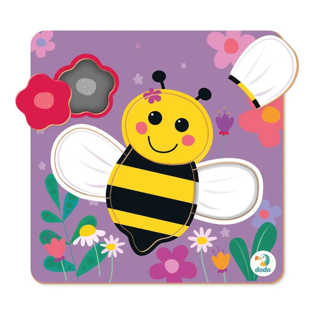 Пазл-сортер DoDo Бджілка, 5 елементів (300358) - фото 3