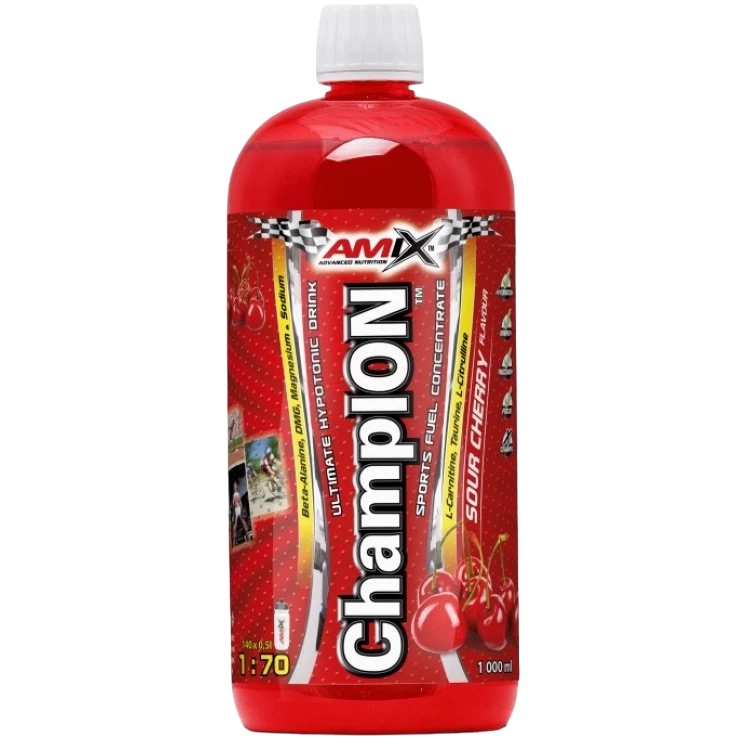 Ізотонік з амінокислотами Amix ChampION Sports Fuel вишня 1 л - фото 1