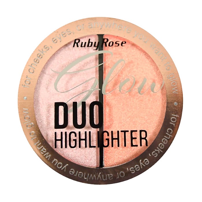 Пудровий хайлайтер Ruby Rose HB-7522 set1 №2 golden, 10 г (6295125027405) - фото 1