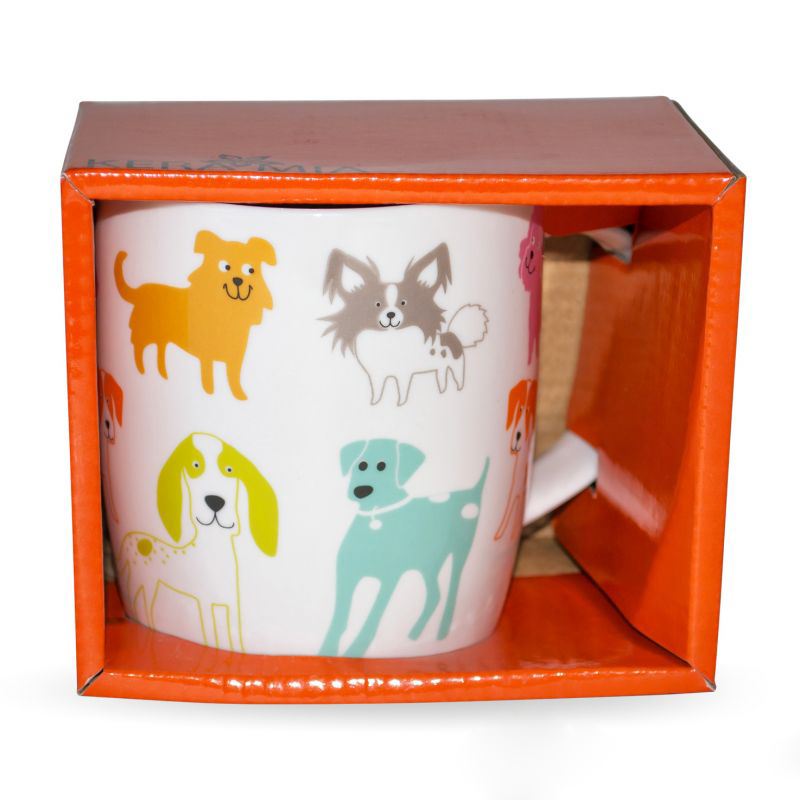 Чашка Keramia Разноцветные собачки, в подарочной упаковке, 415 мл (21-272-045) - фото 2