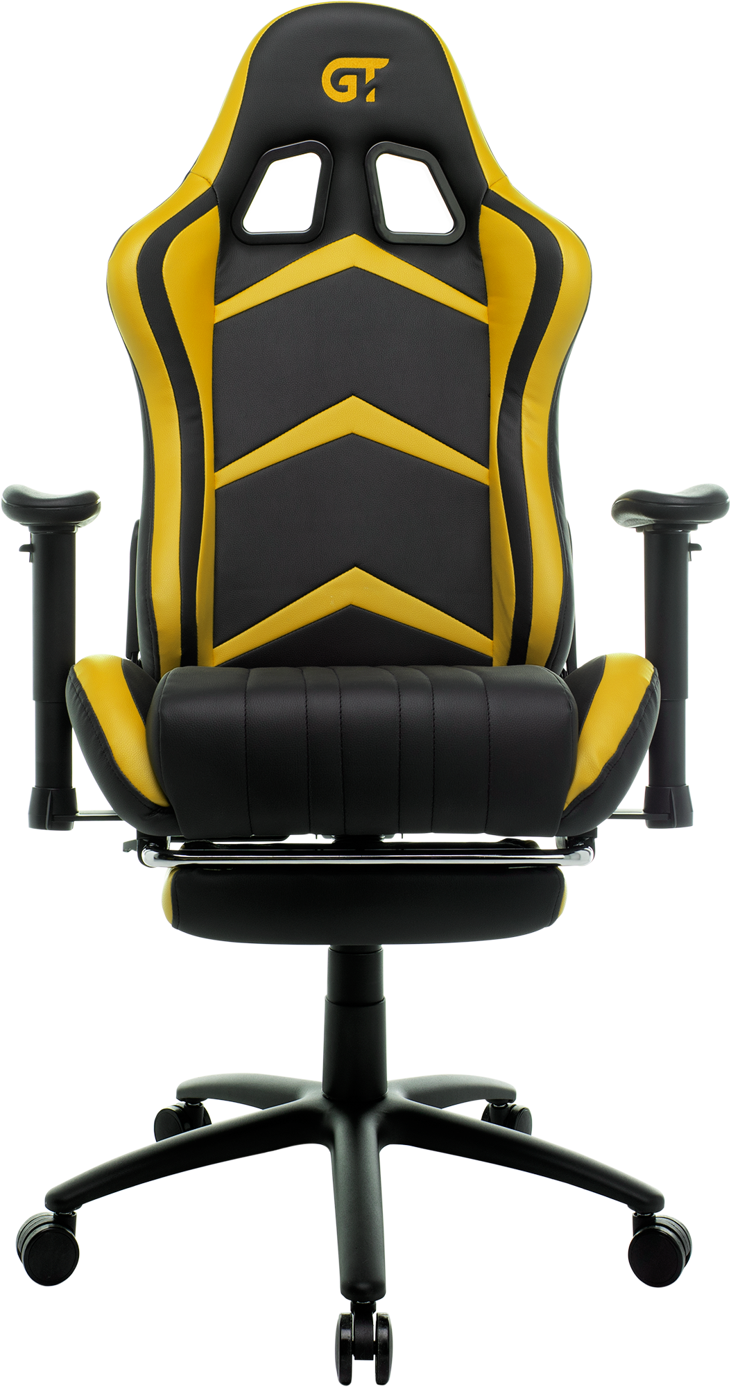 Геймерське крісло GT Racer чорне з жовтим (X-2534-F Black/Yellow) - фото 2