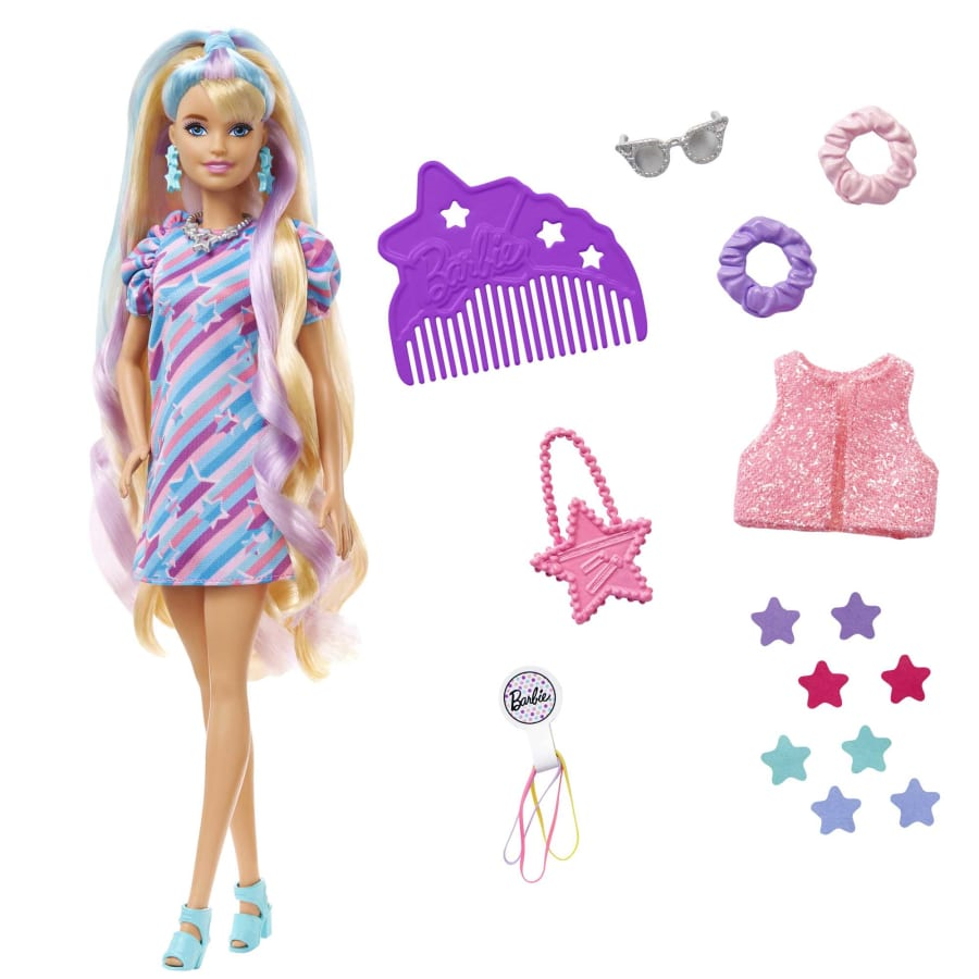 Лялька Barbie Totally Hair Зіркова красуня (HCM88) - фото 1