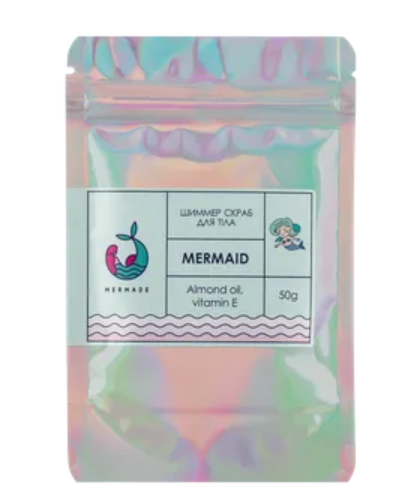 Шиммер-скраб для тіла Mermade Mermaid, 100 г (MRS0005M) - фото 1