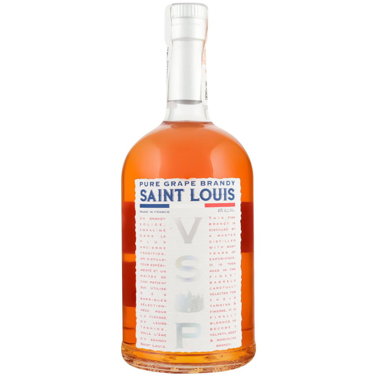 Бренди Godet Saint Louis Pure Grape Brandy VSOP 40% 0.7 л - фото 1