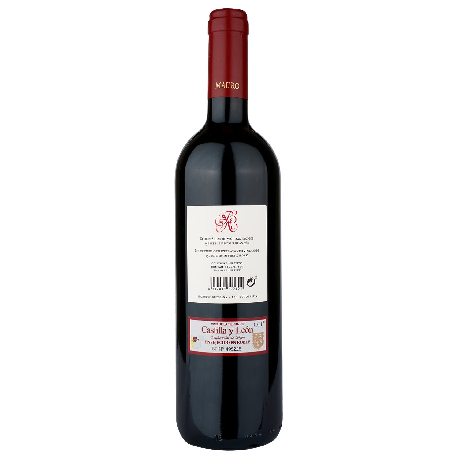 Вино Bodegas Mauro Mauro 2020, красное, сухое, 0,75 л (R2592) - фото 2