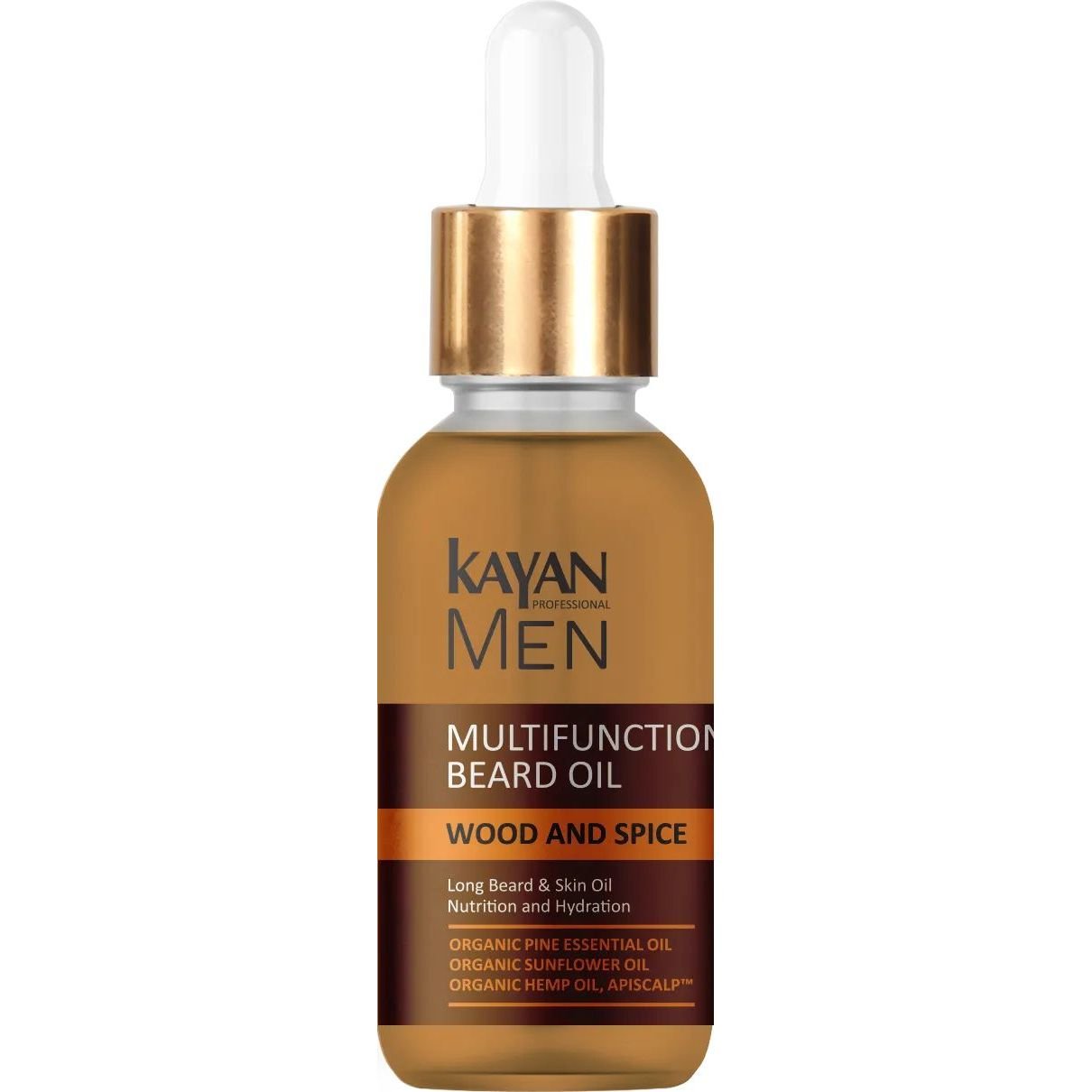 Олія для бороди мультифункціональна Kayan Professional Men Multifunctional Beard Oil 30 мл - фото 1