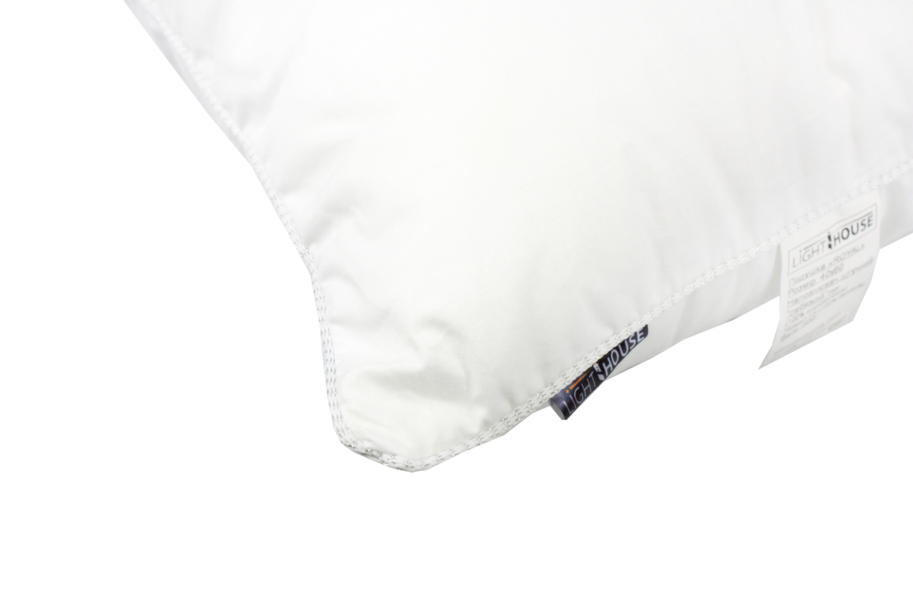 Подушка антиаллергенная LightHouse Royal Лебяжий пух, 60х40 см, белая (2200000035592) - фото 5