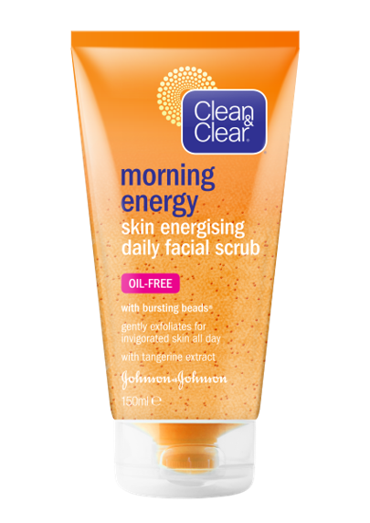 Фото - Засіб для очищення обличчя і тіла Clean & Clear Щоденний скраб для обличчя Clean&Clear Енергія ранку, 150 мл 