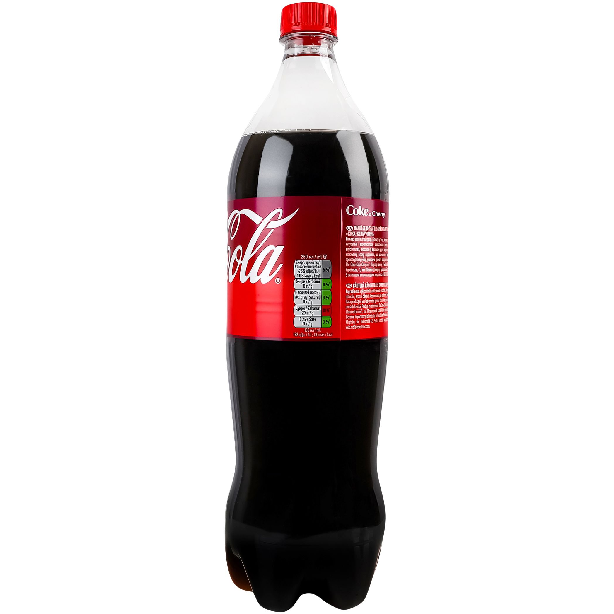 Напій Coca-Cola Cherry 1.25 л - фото 2